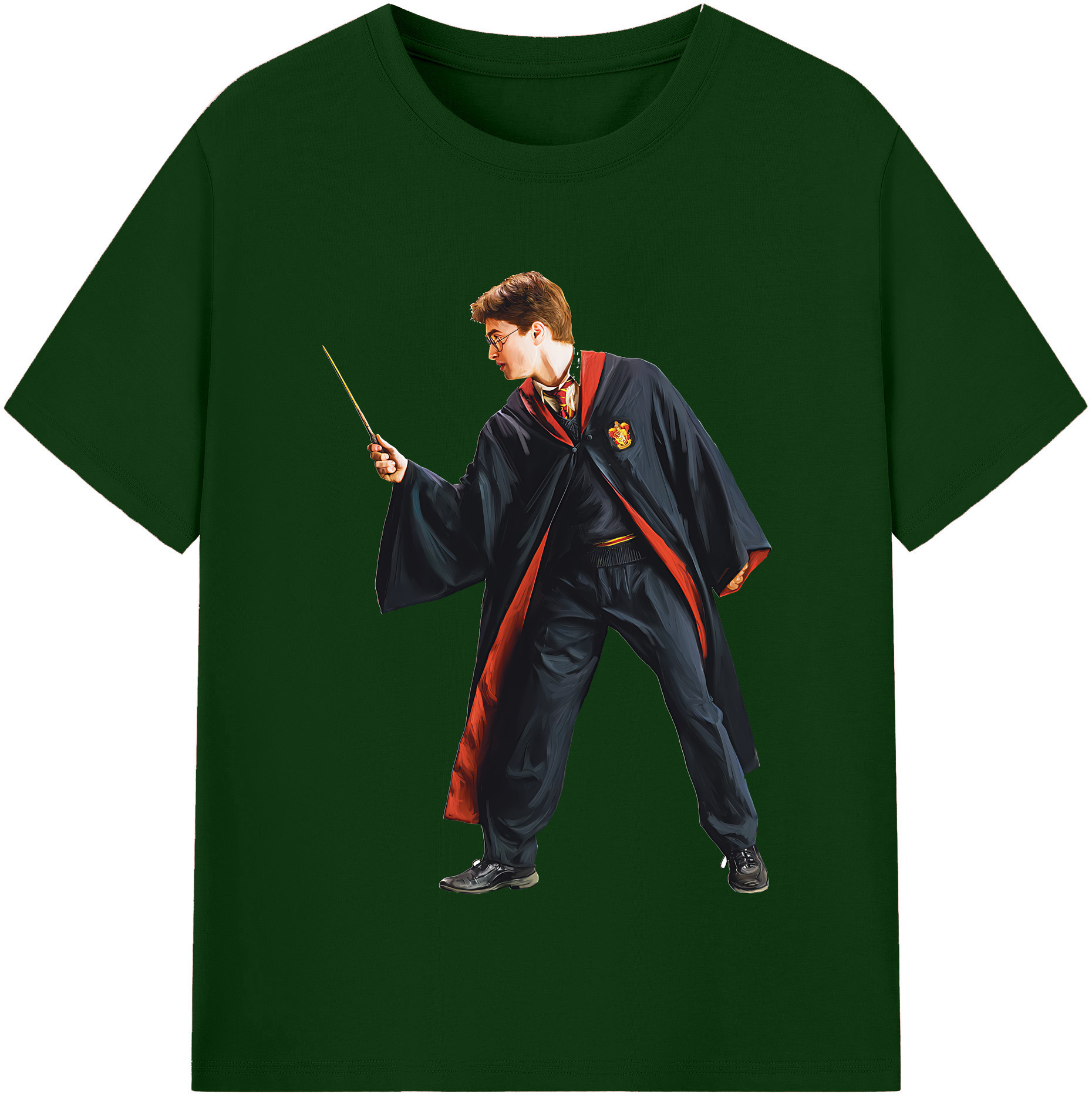 （画像用） Harry Potter ハリー・ポッターシリーズ 綿100％半袖Tシャツ（フロントプリント）